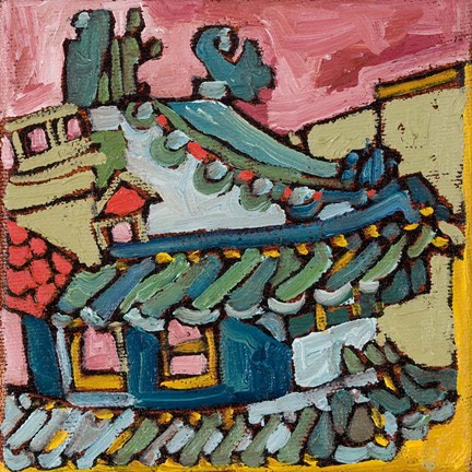 Framed Chinatown I Print