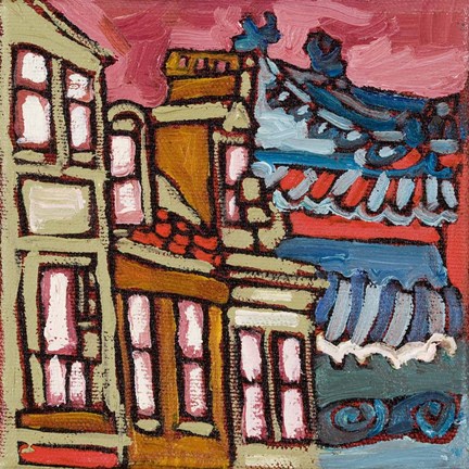 Framed Chinatown III Print
