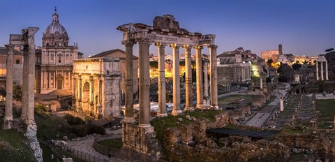 Framed Forum Romanum Rome Print