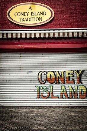 Framed Coney Island New York Print