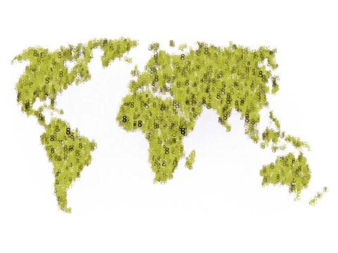 Framed World Map Print