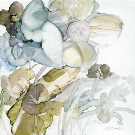 Framed Seaglass Garden III Print