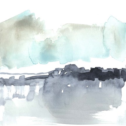 Framed Snow Line III Print