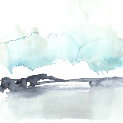 Framed Snow Line VI Print