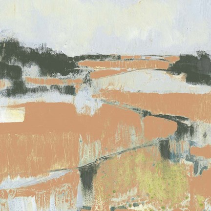 Framed Coral Fields I Print