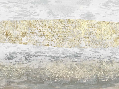 Framed Gilded Textures I Print