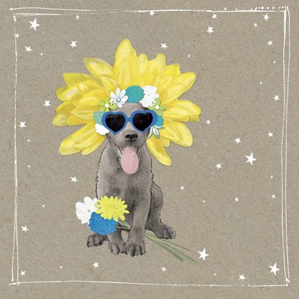 Framed Fancypants Wacky Dogs VI Print