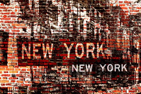 Framed New York Urban Print