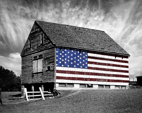 Framed Flags of Our Farmers XIV Print