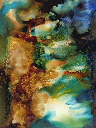 Framed Chromatic Haze I Print