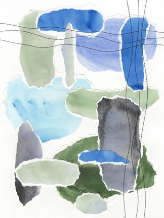 Framed Organic Groove II Print