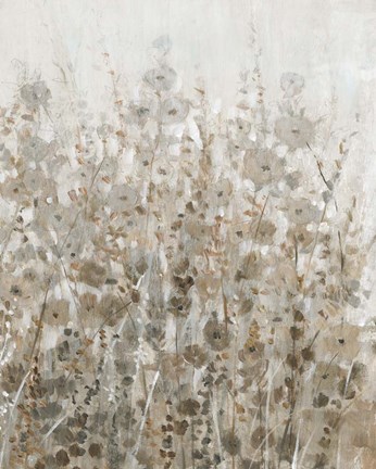 Framed Early Fall Flowers II Print