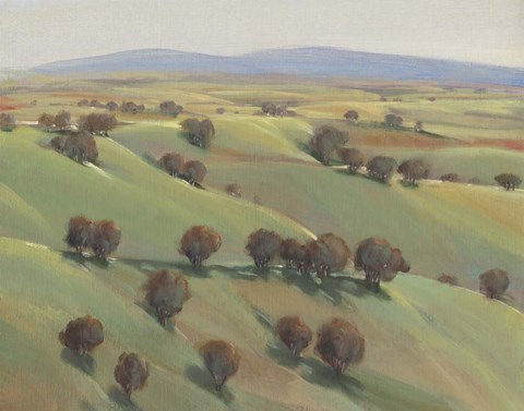 Framed Beyond the Hills II Print