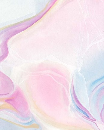 Framed Marbled Prism I Print