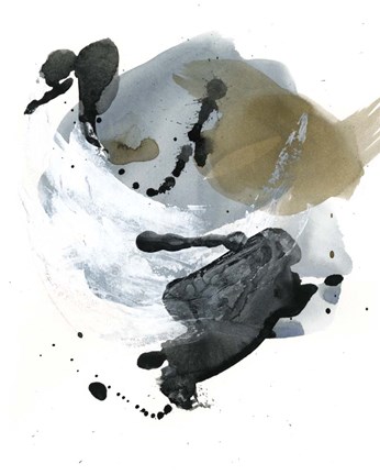 Framed Raku Abstract I Print