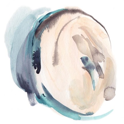 Framed Sandy Sea II Print