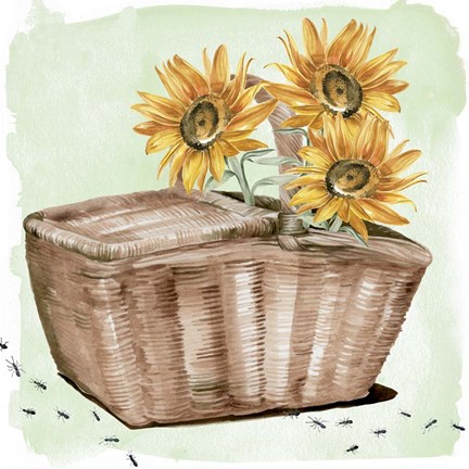 Framed Summer Picnic II Print