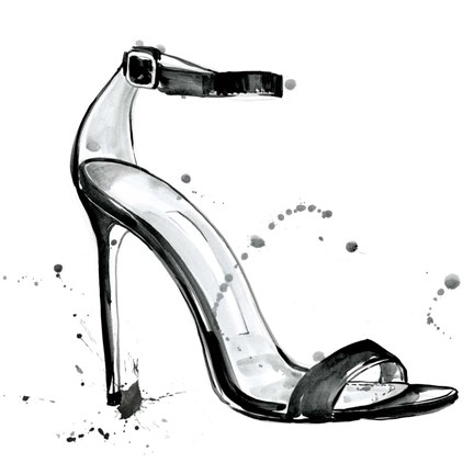 Framed Glamourous I Print