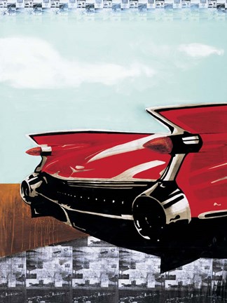 Framed LV Marks the Spot Print