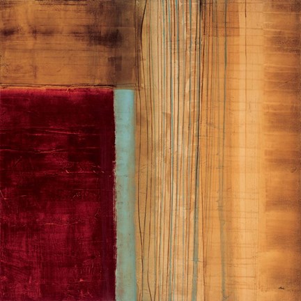 Framed New Lines I Print