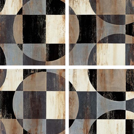 Framed Interlocking Circles Print