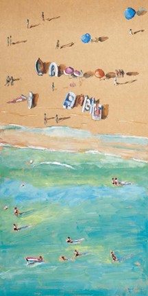 Framed Between Sea and Sand II Print