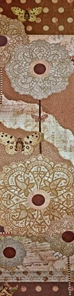 Framed Lace Flower I Print