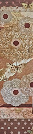 Framed Lace Flower II Print
