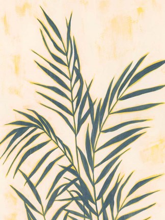 Framed Sunset Fronds II Print