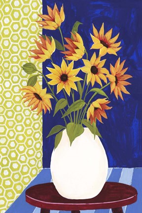 Framed Flowers for Friday I Print