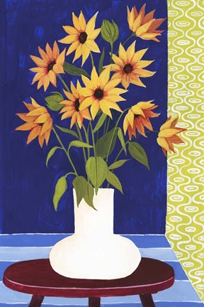 Framed Flowers for Friday II Print