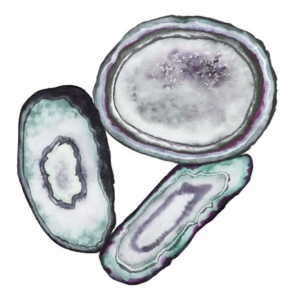 Framed Geode Gems IV Print