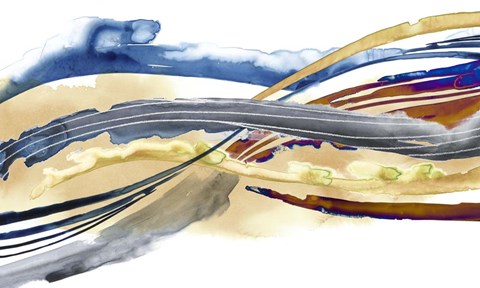 Framed Soundwaves II Print