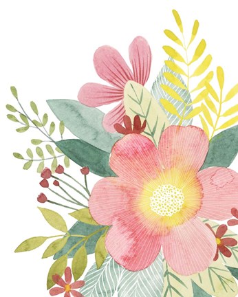 Framed Colossal Florals II Print