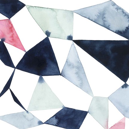 Framed Geo Gems I Print