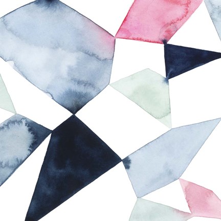 Framed Geo Gems II Print