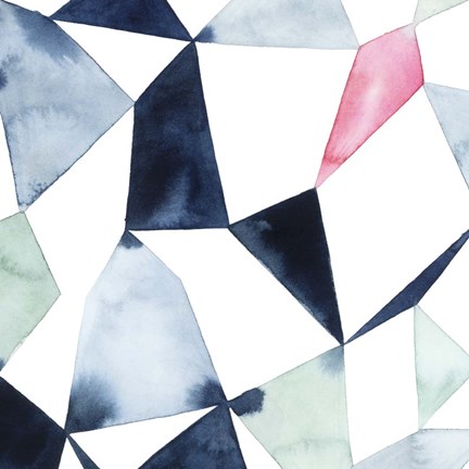 Framed Geo Gems III Print