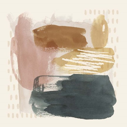 Framed Ochre Echo IV Print