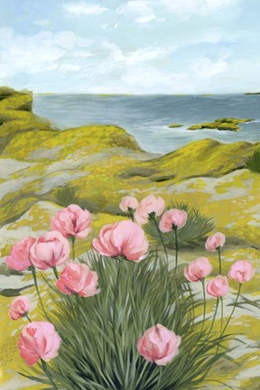 Framed Cliffside I Print