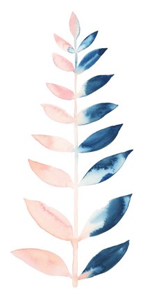 Framed Sprig I Print