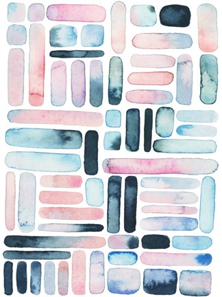 Framed Prisma Puzzle I Print