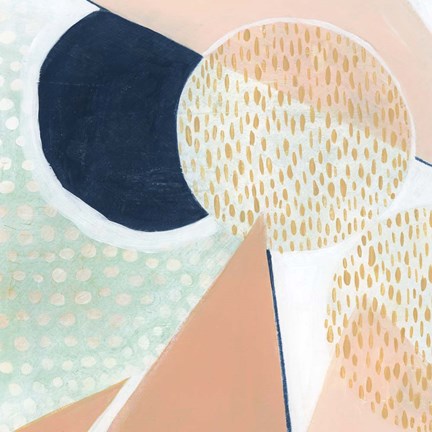 Framed Peach Eclipse V Print