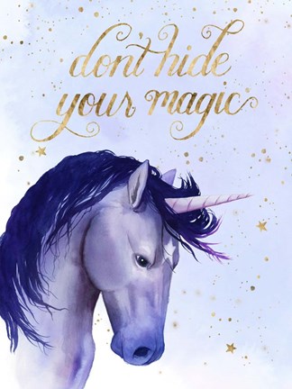 Framed Unicorn Universe  II Print