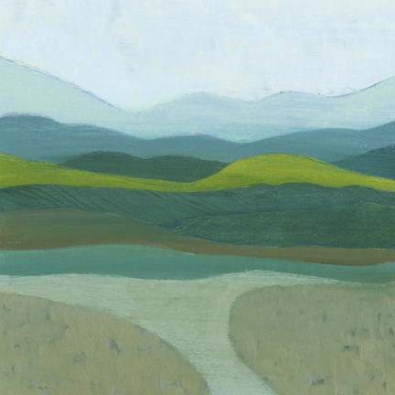 Framed Blue Mountains I Print