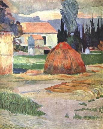 Framed Landscape in Brittany, 1888 Print