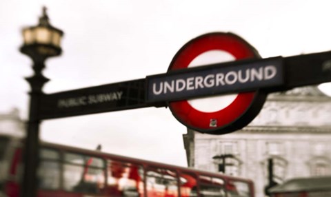 Framed London Scene III Print