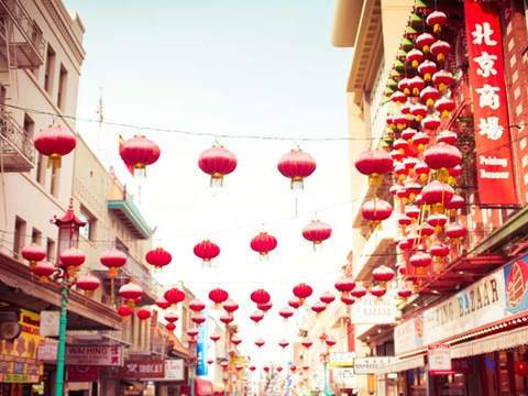 Framed Chinatown Afternoon I Print