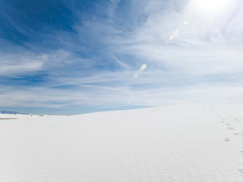 Framed White Dunes II Print