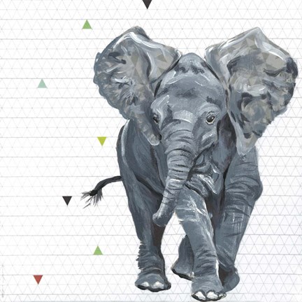 Framed Animal Baby III Print