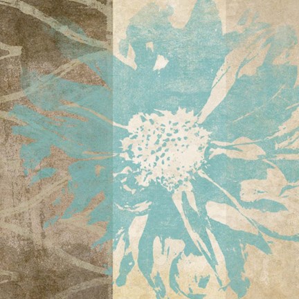 Framed Flower Flake I Print